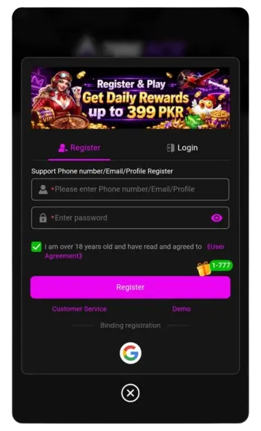 How to Register an Account
